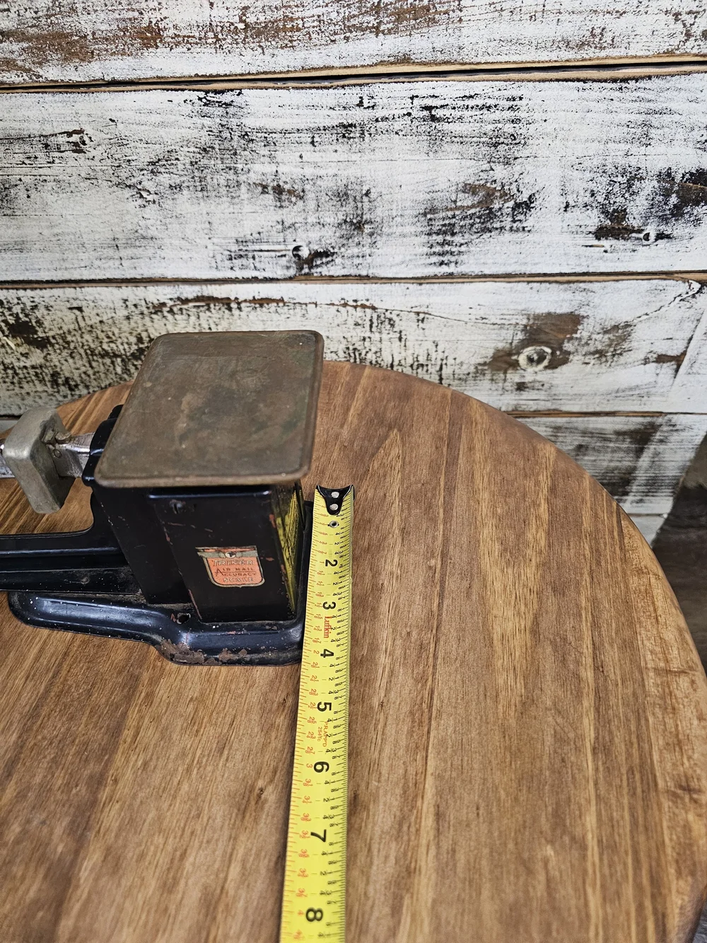 Vintage 1944 Triner Black Postal Scale with Brass Tray - Picture 13 of 13